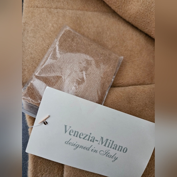 NWT - Angora Blend Venezia-Milano Camel Blazer - Size 16 - Picture 7 of 16